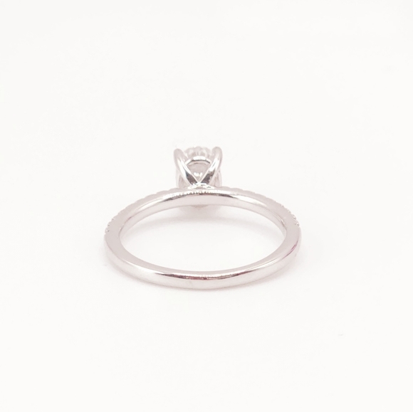 1 Carat Oval Moissanite Band - Picture 5 of 6